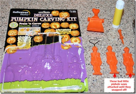 Pumpkin carving kit